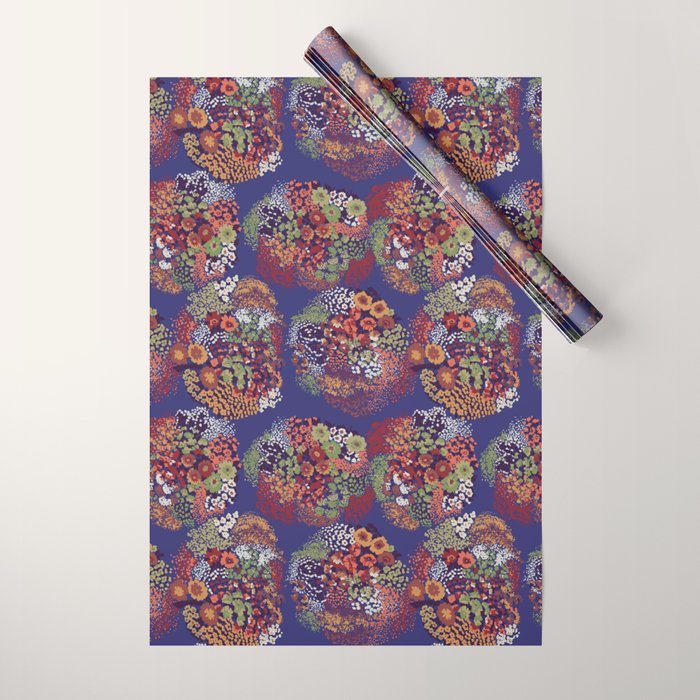 Grandma's Vintage Fabric Wrapping Paper Gallery Image 1