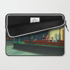 Nighthawks by Edward Hopper Laptop Sleeve Gallery Image 2