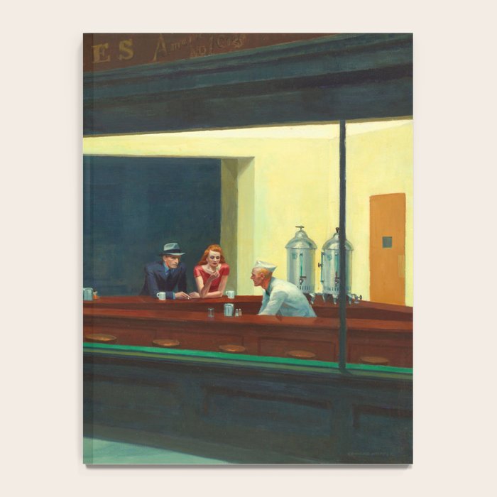 Nighthawks by Edward Hopper Notebook Gallery Image 4