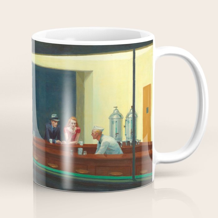 Nighthawks by Edward Hopper Coffee Mug Gallery Image 1