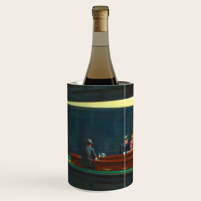 Nighthawks by Edward Hopper Wine Chiller Gallery Image 1