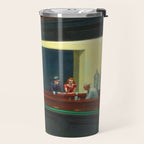 Nighthawks by Edward Hopper Travel Mug Gallery Image 2