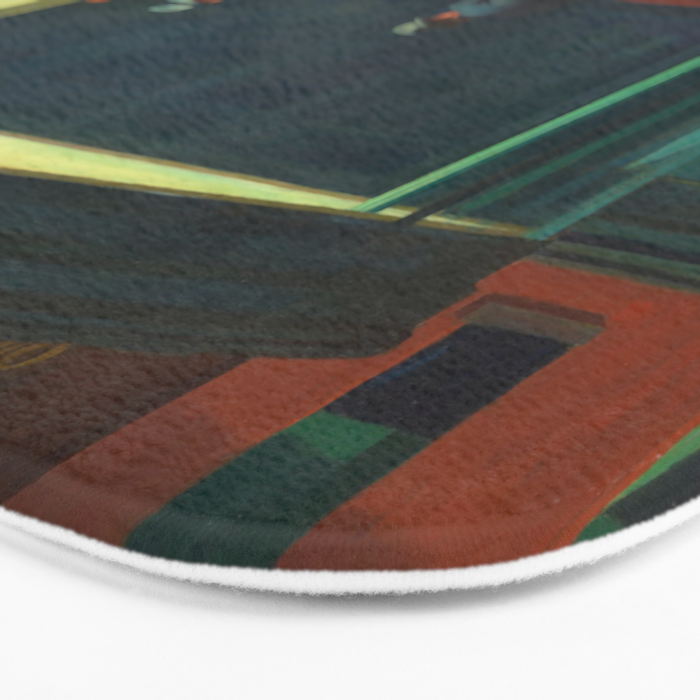 Nighthawks by Edward Hopper Bath Mat Gallery Image 3