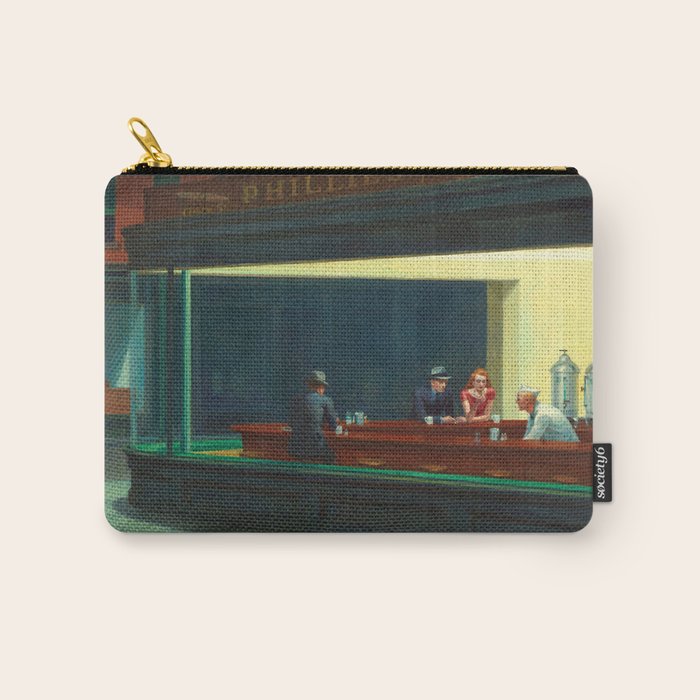 Nighthawks by Edward Hopper Carry All Pouch Gallery Image 1