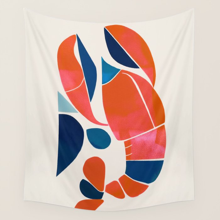 Shell Geometry Wall Tapestry Gallery Image 4