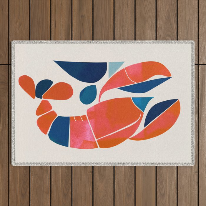 Shell Geometry Outdoor Rug Gallery Image 1