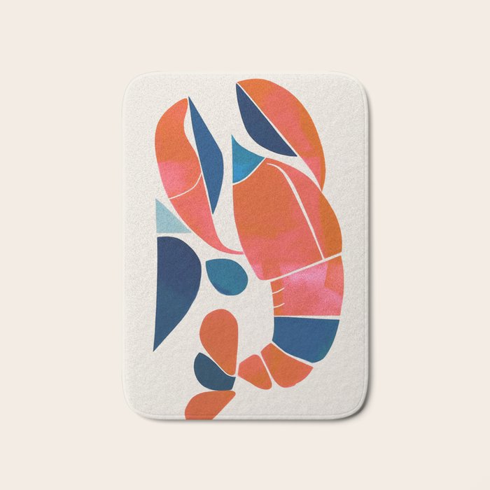 Shell Geometry Bath Mat Gallery Image 1