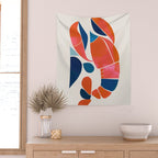 Shell Geometry Wall Tapestry Gallery Image 2