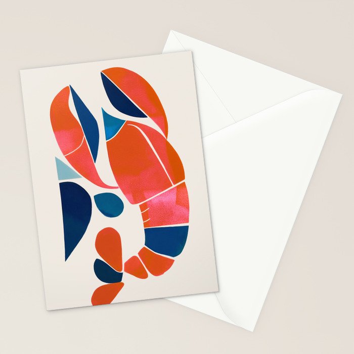 Shell Geometry Stationery Card Gallery Image 2
