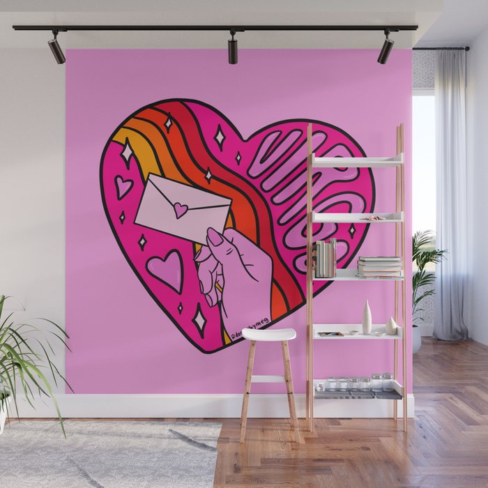 Virgo Valentine Wall Mural Gallery Image 1