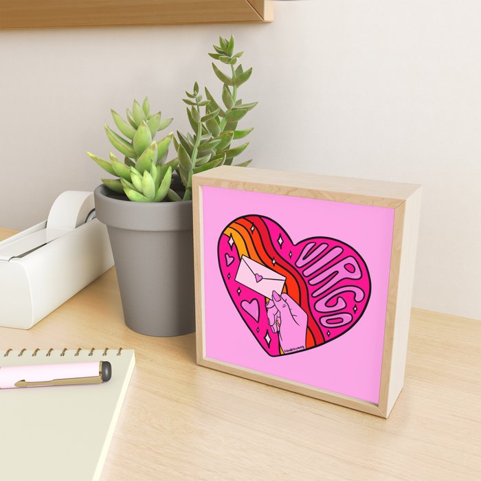 Virgo Valentine Mini Art Print Gallery Image 2