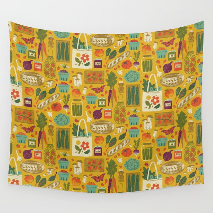 Farmers Market Wall Tapestry Gallery Image 4