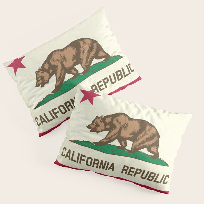 California Republic Flag Pillow Sham Gallery Image 3