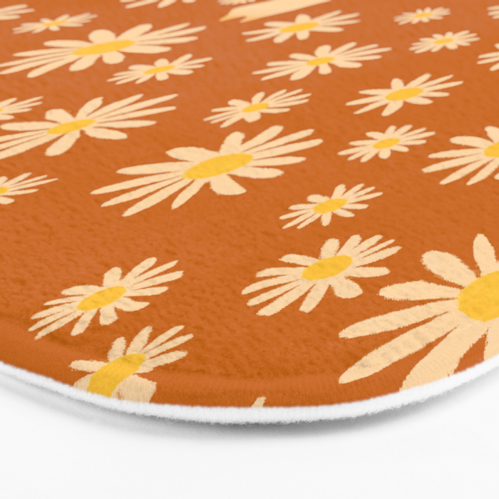 Hidden cat 44o Autumn flowers fall Bath Mat Gallery Image 3