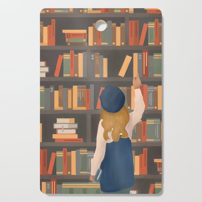 Library Love Cutting Board Gallery Image 1
