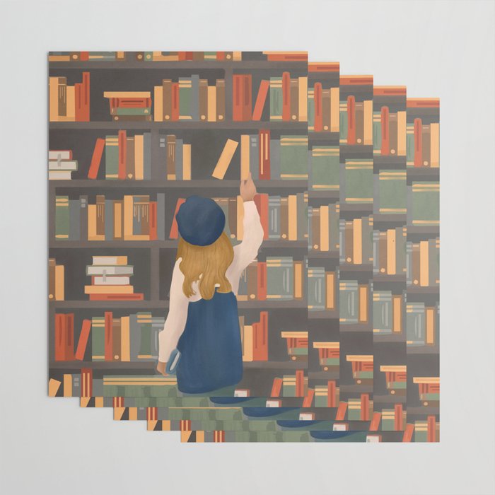 Library Love Wrapping Paper Gallery Image 3