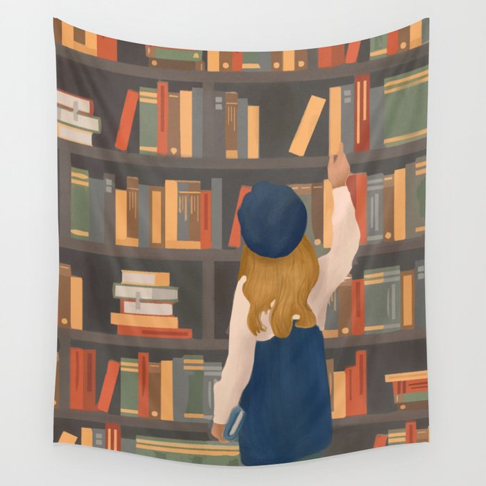 Library Love Wall Tapestry Gallery Image 4