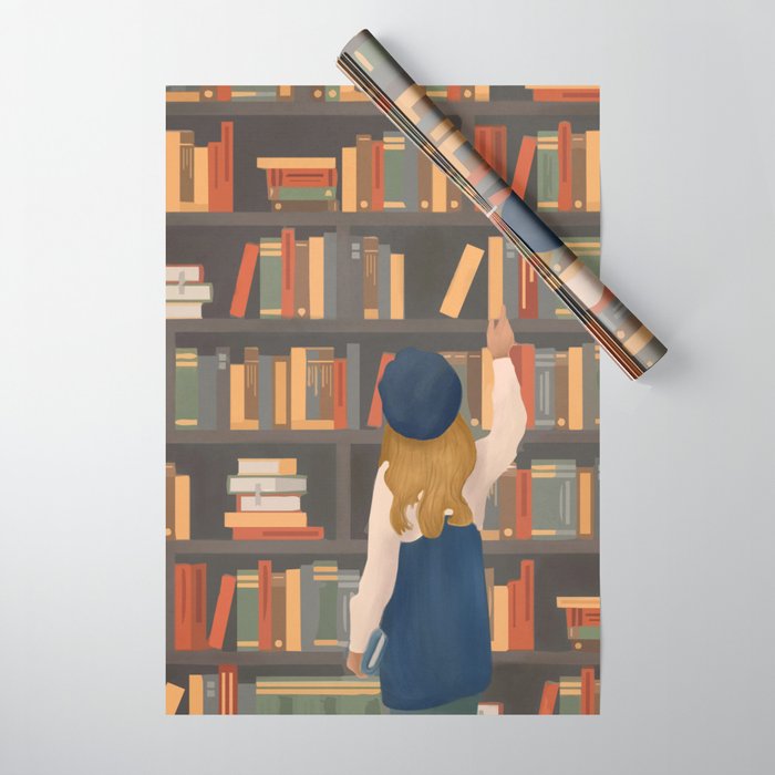 Library Love Wrapping Paper Gallery Image 1