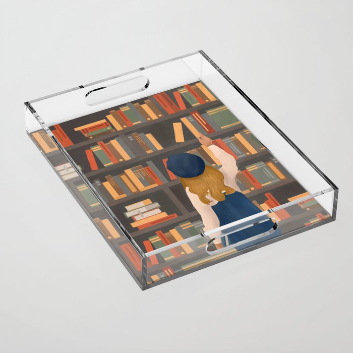 Library Love Acrylic Tray Gallery Image 1