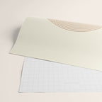Geometric lines in Shades of Coffee and Latte 4 (Sunrise and Sunset) Wrapping Paper Gallery Image 2