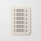 Cheers (Beige) Bath Mat Gallery Image 1