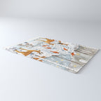 Christmas snow woodland animals Rug Gallery Image 3