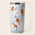 Christmas snow woodland animals Travel Mug Gallery Image 1