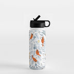 Christmas snow woodland animals Water Bottle Gallery Image 1