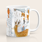 Christmas snow woodland animals Coffee Mug Gallery Image 1