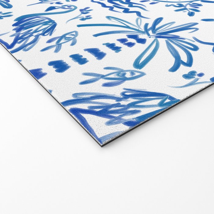 Coastal Chinoiserie  Welcome Mat Gallery Image 2