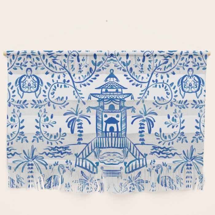 Coastal Chinoiserie  Wall Hanging Gallery Image 1