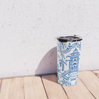 Coastal Chinoiserie  Travel Mug Gallery Image 4