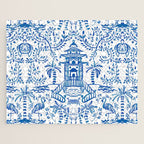 Coastal Chinoiserie  Jigsaw Puzzle Gallery Image 1