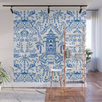 Coastal Chinoiserie  Wall Mural Gallery Image 1