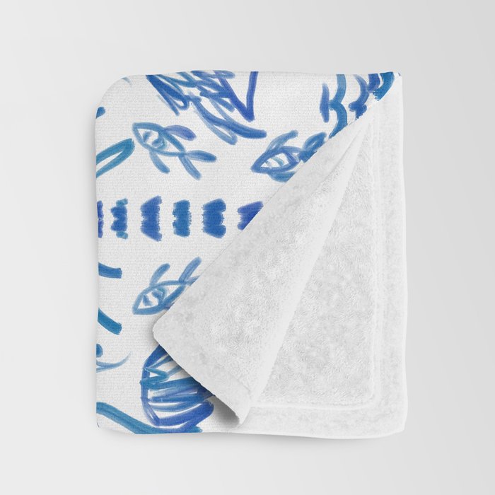 Coastal Chinoiserie  Throw Blanket Gallery Image 3