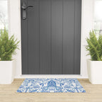 Coastal Chinoiserie  Welcome Mat Gallery Image 3
