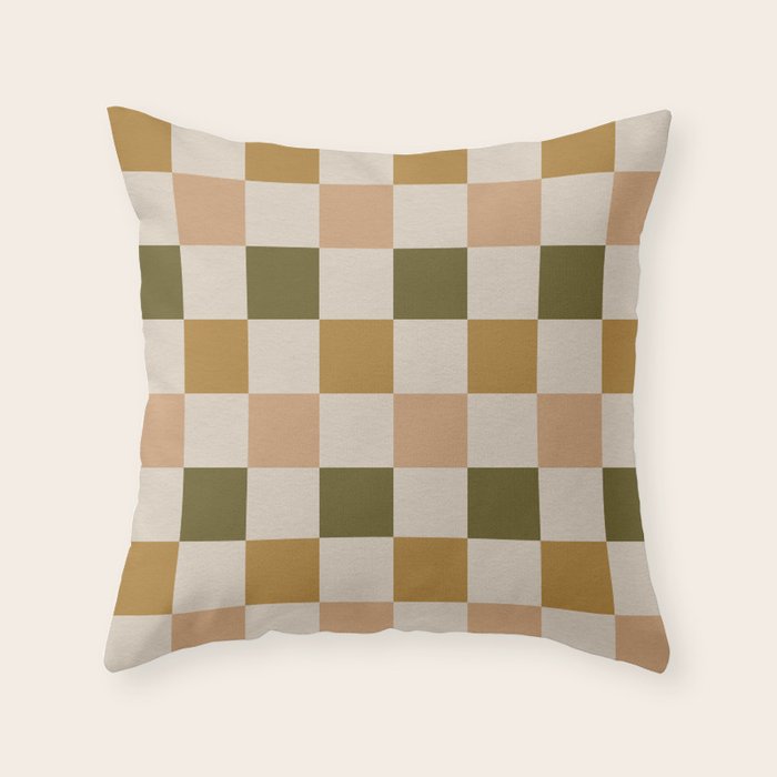 checks â neopolitan Throw Pillow Gallery Image 1
