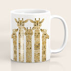 Giraffes - Sepia Palette Coffee Mug Gallery Image 1