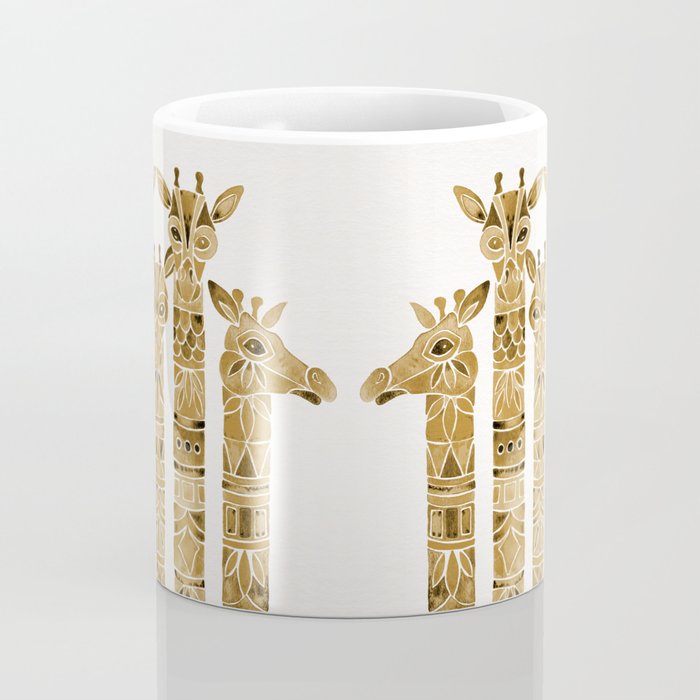 Giraffes - Sepia Palette Coffee Mug Gallery Image 4