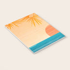 Orange Tropical Sunset Landscape 2 Notebook Gallery Image 3