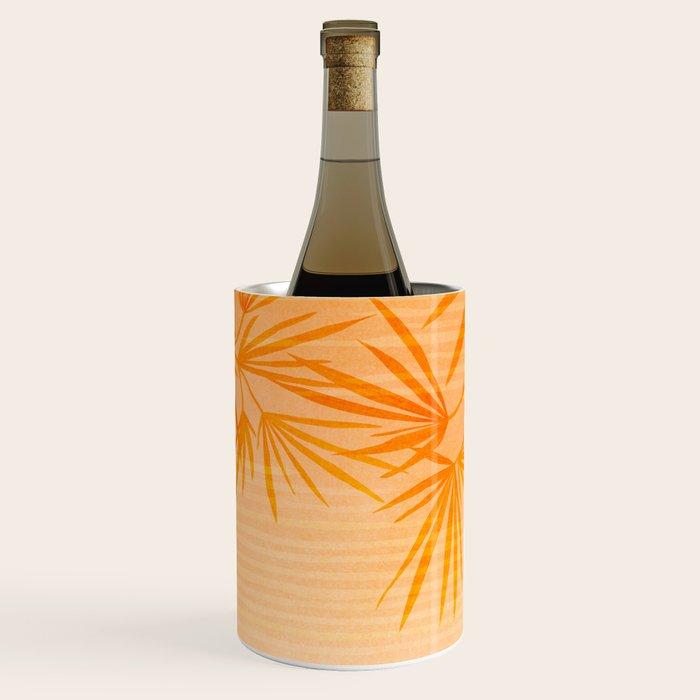 Orange Tropical Sunset Landscape 2 Wine Chiller Gallery Image 2