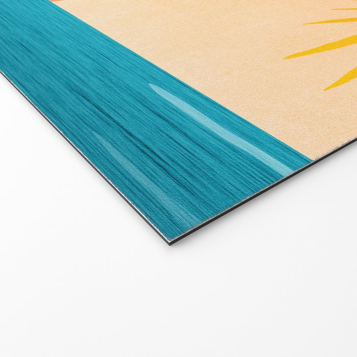 Orange Tropical Sunset Landscape 2 Welcome Mat Gallery Image 2