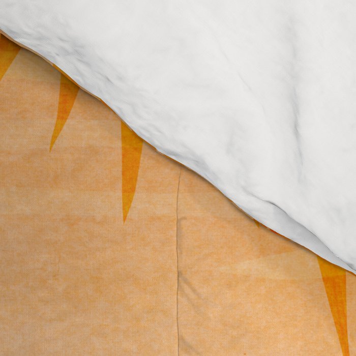 Orange Tropical Sunset Landscape 2 Comforter Gallery Image 4