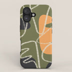 Organic Minimalist Layers 8 iPhone Case Gallery Image 1