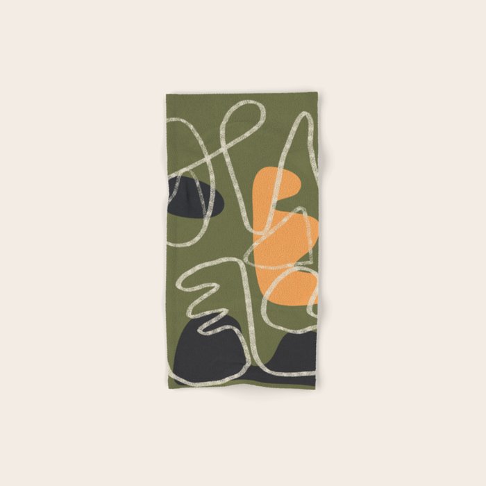 Organic Minimalist Layers 8 Bath Towel Gallery Image 1