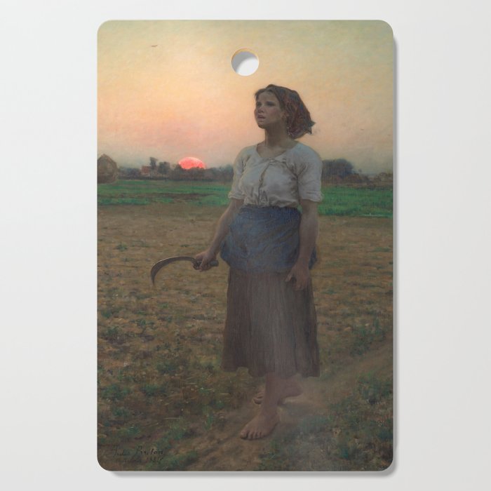 The Song of the Lark, Jules Adolphe Breton, 1884 Cutting Board Gallery Image 1