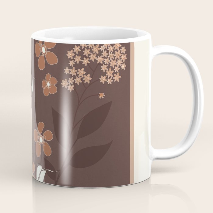 Floral Mocha 2 Coffee Mug Gallery Image 1