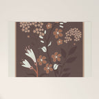 Floral Mocha 2 Welcome Mat Gallery Image 1