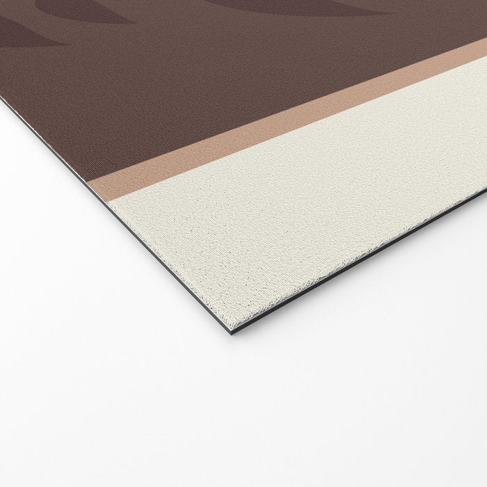 Floral Mocha 2 Welcome Mat Gallery Image 2