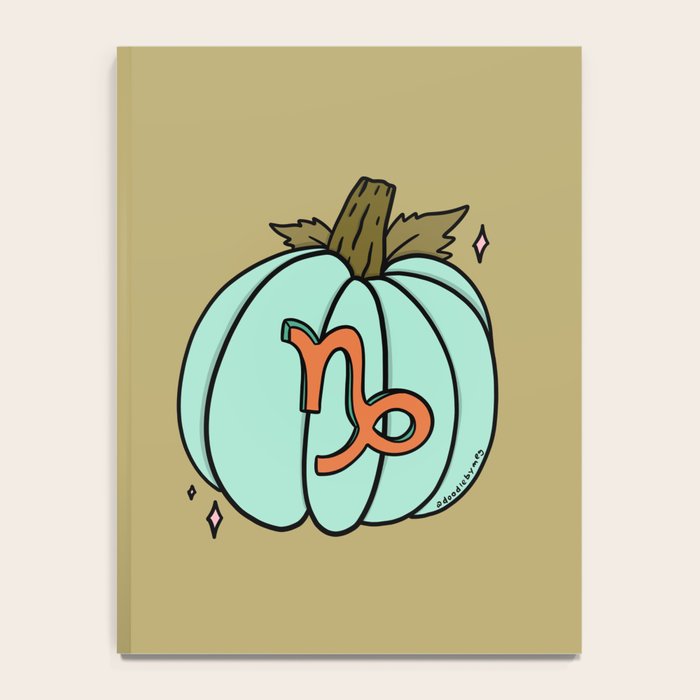 Capricorn Pumpkin Notebook Gallery Image 4